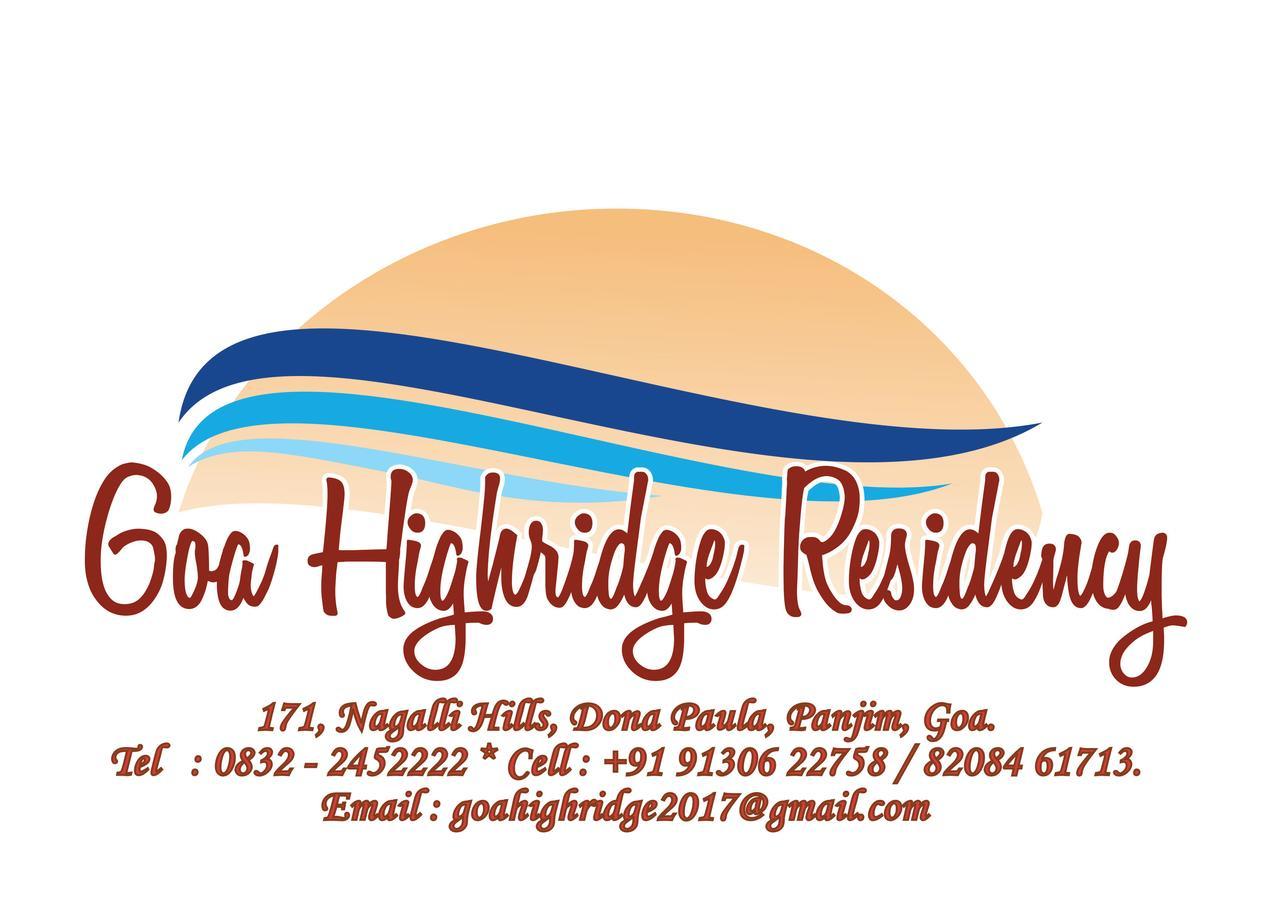 Hotel Goa Highridge Residency Panadží Exteriér fotografie